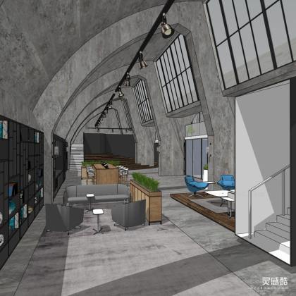 厂房办公建筑 办公室内设计丨