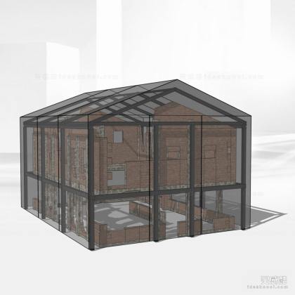 工业厂房建筑 老建筑改造 红砖建筑丨