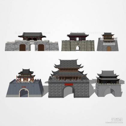 城墙城门建筑丨