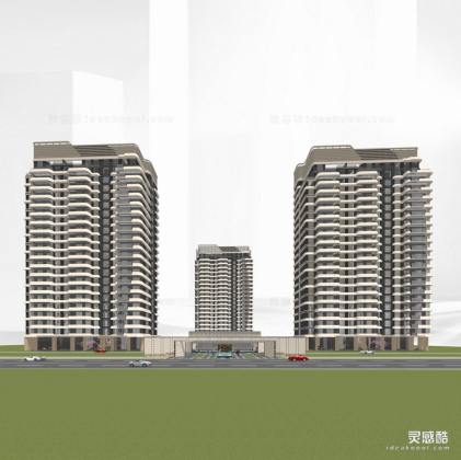现代高层住宅建筑丨