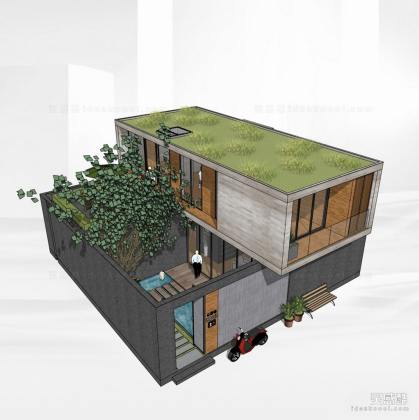 农村住宅别墅建筑丨建筑-室内丨