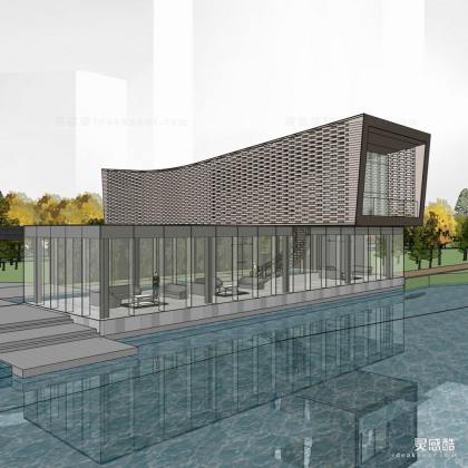 上海院子售楼处建筑丨