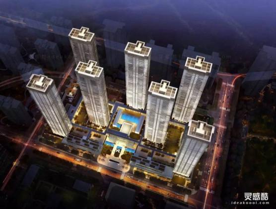 万科臻山府高层住宅建筑(现代幕墙)丨