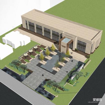 重庆售楼处建筑丨古典丨建筑+景观丨