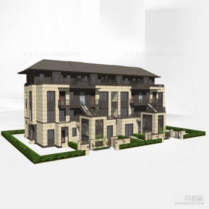 联排别墅建筑丨