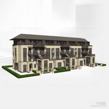 联排别墅建筑丨