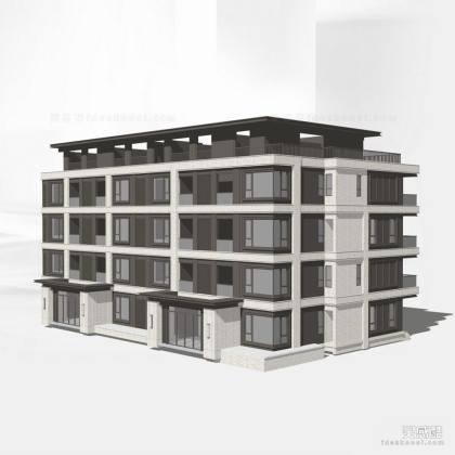 现代联排别墅建筑丨