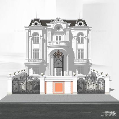 欧式别墅建筑丨