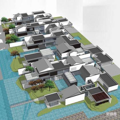 酒店别墅建筑丨