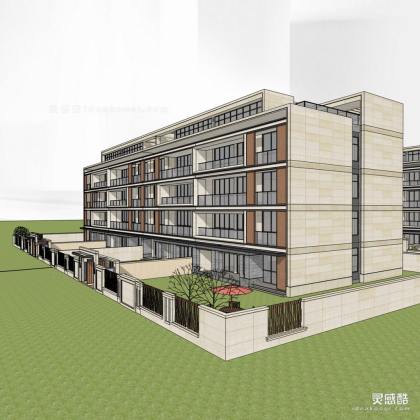 合肥万科 现代叠加别墅四拼丨