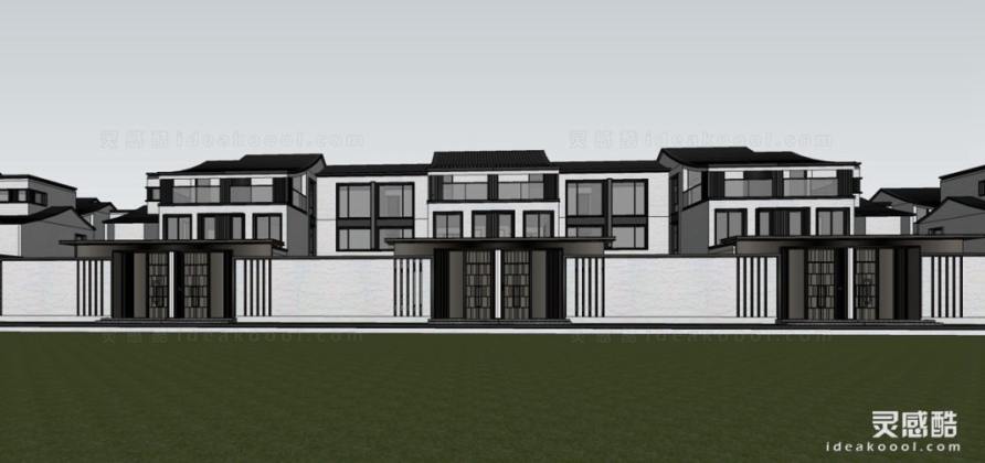 嘉兴平湖融创海越府 新中式别墅丨