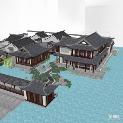 绿地·沈阳棋盘山千平中式豪宅别墅建筑丨