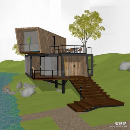 山间别墅建筑丨