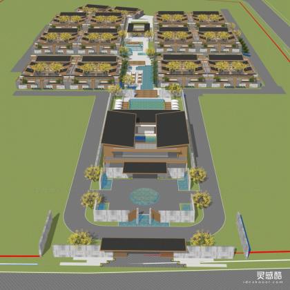 上海浦东三甲港别墅项目示范区建筑丨