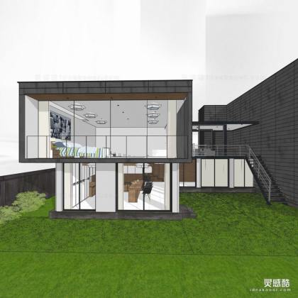 现代别墅建筑丨