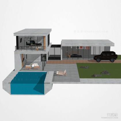 现代简约住宅空间 住宅建筑丨