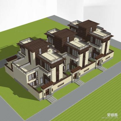 中南成都中式别墅合院丨