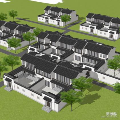 中式别墅建筑丨