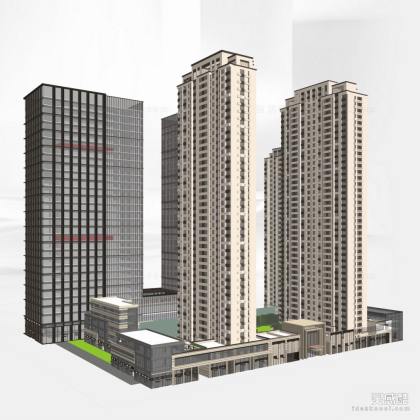住宅建筑底商 办公建筑丨