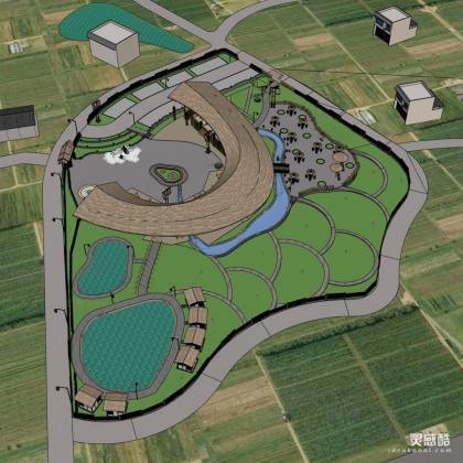 酒店民宿建筑 生态农场丨