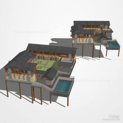 酒店民宿建筑丨