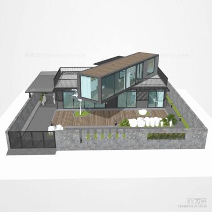 工业风格民宿酒店 独栋别墅丨