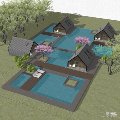 现代民宿酒店建筑丨