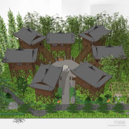 M木屋 创意木屋建筑丨