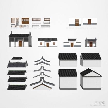 客家民居建筑构件丨