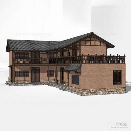 民居民宿建筑 夯土建筑丨