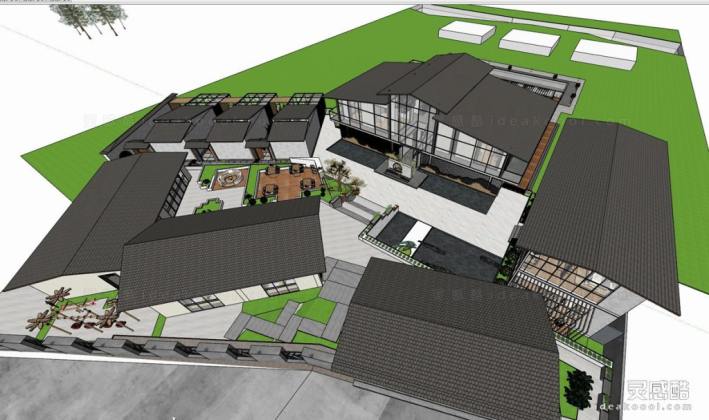 酒店民宿建筑室内丨