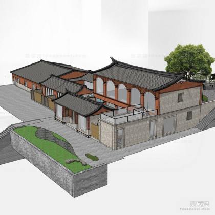 闽南古厝餐厅建筑丨