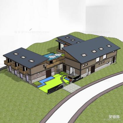 民宿建筑景观丨