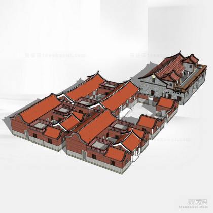 三盖廊皖南民居建筑丨