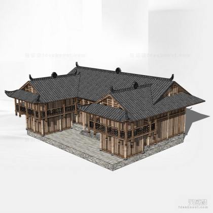 中式木结构建筑丨