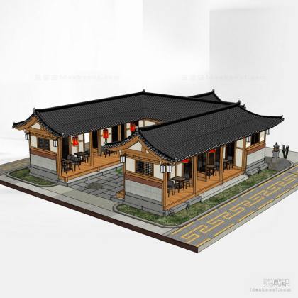 中式商业建筑丨