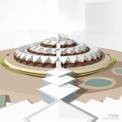 响沙湾莲花酒店建筑丨