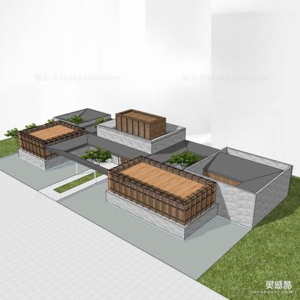 中式酒店会所建筑丨