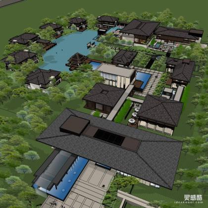 温泉酒店建筑丨