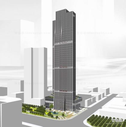 酒店建筑立面研究 公园景观丨