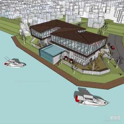 梅溪湖会所酒店建筑丨