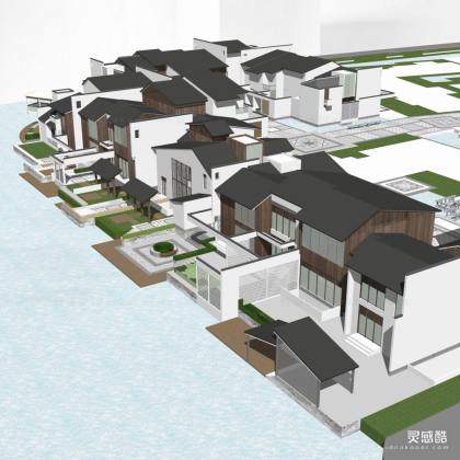 中式度假酒店建筑丨