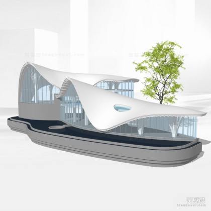 现代异形图书馆建筑丨