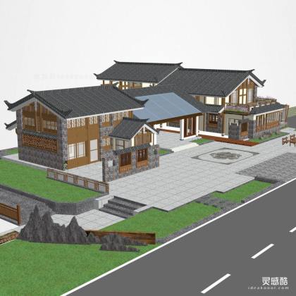 驿站客栈建筑 服务建筑丨