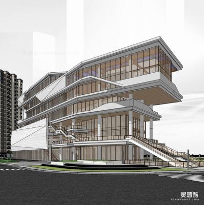 社区活动中心建筑丨