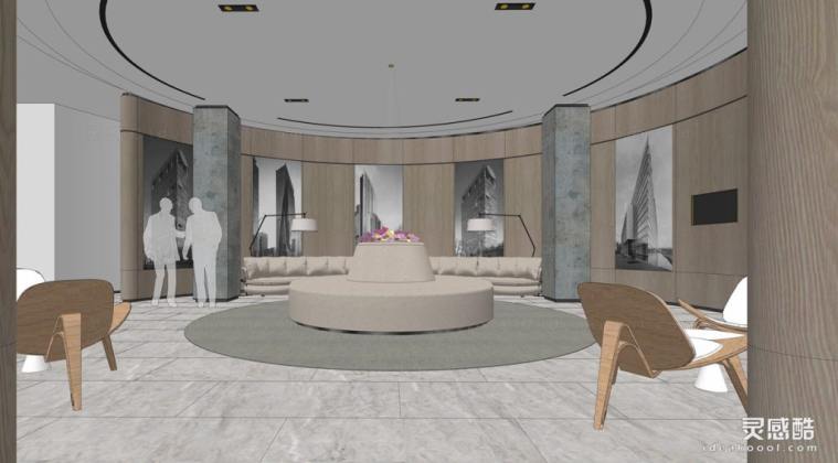 现代禅意办公空间 会议室 办公室丨