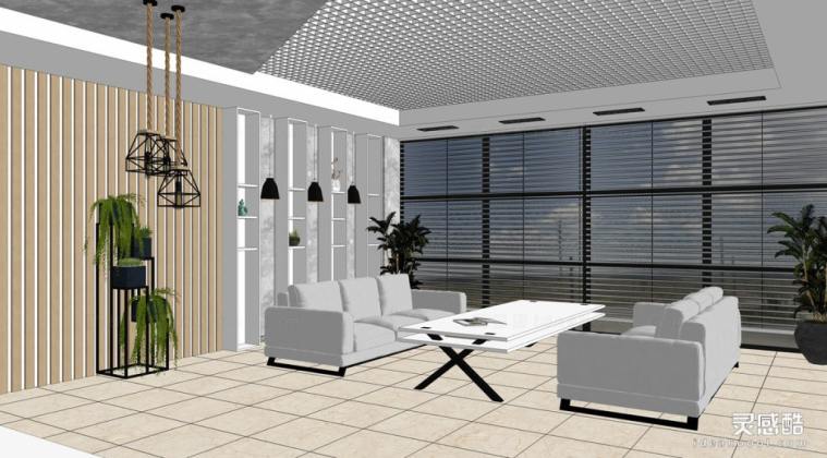 现代风格总经理办公室丨