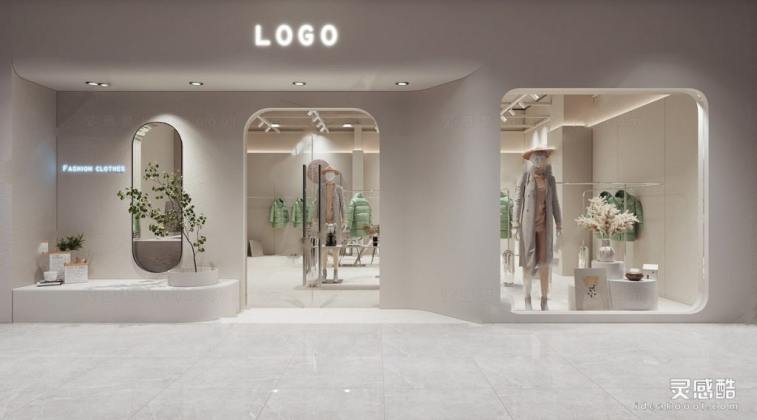 现代服装箱包店丨