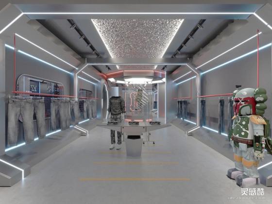 现代科技服装店丨