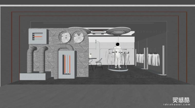 现代科技服装店丨